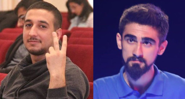 Giyas Ibragimov (right) and Bairam Mamedov. Collage by the 'Caucasian Knot'. Photo: RFE/RL, http://www.meydan.tv