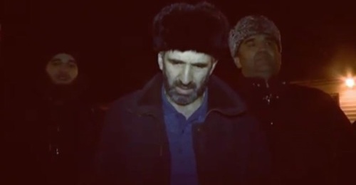 Supposedly father of Magomed Rashidov, Shali, January 30, 2017. Screenshot of video posted on official Instagram page of Chechen leader, Instagram.com/kadyrov_95/ 