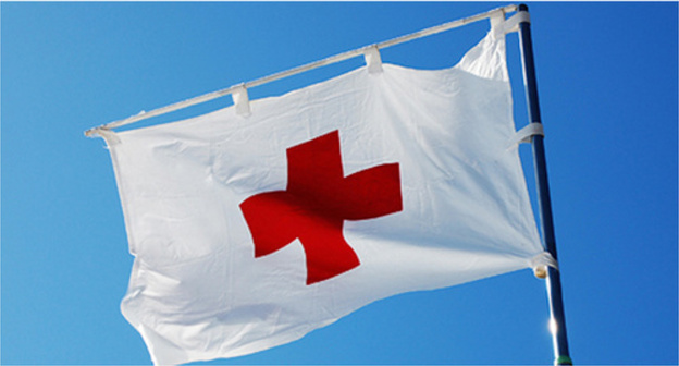 The flag of ICRC. Photo: http://www.vestikavkaza.ru/news/MKKK-vyzvalsya-byt-posrednikom-mezhdu-Baku-i-Erevanom.html" The flag of ICRC. Photo: http://www.vestikavkaza.ru/news/MKKK-vyzvalsya-byt-posrednikom-mezhdu-Baku-i-Erevanom.html"