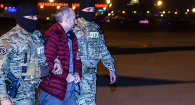 Alexander Lapshin is extradited to Azerbaijan. Baku, February 7, 2017. Photo by Aziz Karimov for the "Caucasian Knot"