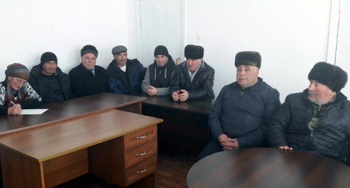 The participants of the rally. February 10, 2017. Photo by Asya Kapaeva for the "Caucasian Knot"