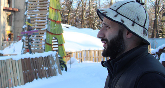Albert Togoev, the founder of the "Portal". Photo by Alan Tskhurbaev for the "Caucasian Knot"