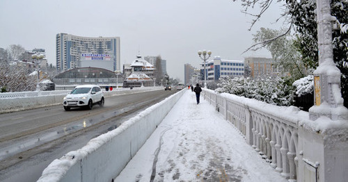 The bridge under which the body of Nadezhda Degtereva was found. Sochi. Photo by Svetlana Kravchenko for the "Caucasian Knot" The bridge under which the body of Nadezhda Degtereva was found. Sochi. Photo by Svetlana Kravchenko for the "Caucasian Knot"