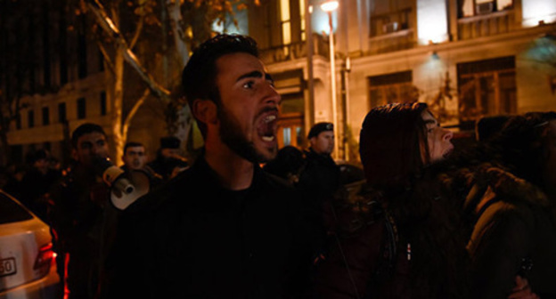 A march of city residents on protest after the death of activist Arthur Sargsyan in Yerevan. March 16, 2017. Photo: Sputnik/Asatur Yesayants A march of city residents on protest after the death of activist Arthur Sargsyan in Yerevan. March 16, 2017. Photo: Sputnik/Asatur Yesayants