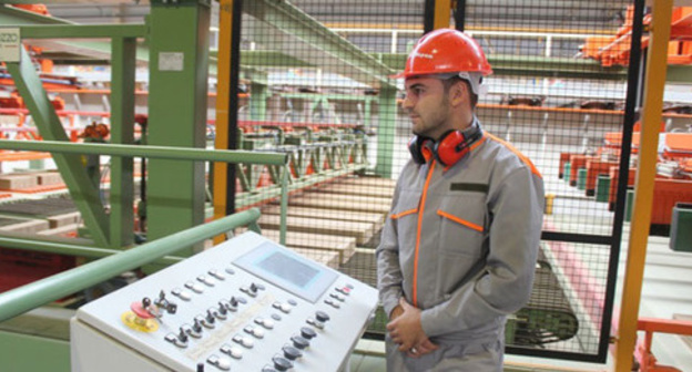 A factory for the production of facade bricks in Grozny. Photo http://grozny-inform.ru