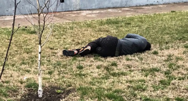 One of the victims of the attack in the village of Naurskaya. Photo was given to "Caucasian Knot" by a law enforcer 