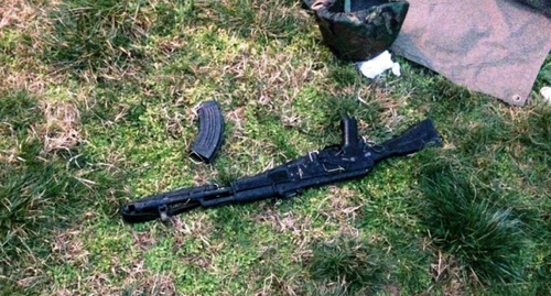 Machine guns of the participants in the attack on the “Natsgvardia” (Russian National Guard) unit in Chechnya. Photo http://nac.gov.ru/kontrterroristicheskie-operacii/v-chechne-neytralizovany-shest-banditov.html