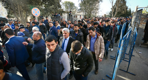 A rally in the Mehsul Stadium in the Yamasal District of Baku, held by the opposition representatives from the National Council of Democratic Forces of Azerbaijan. Photo by Aziz Karimov for "Caucasian Knot"