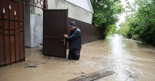 Flooding in Levokumka village, Stavropol Territory. Photo: Anton Podgaiko/Yuga.ru