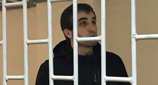 Zhalaudi Geriev in the courtroom. Photo by Patimat Makhmudova for "Caucasian Knot" Zhalaudi Geriev in the courtroom. Photo by Patimat Makhmudova for "Caucasian Knot"