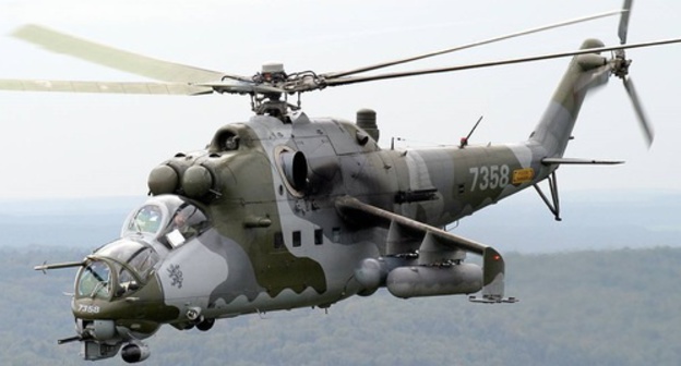 The Mi-24 helicopter. Photo: https://militaryarms.ru/voennaya-texnika/aviaciya/mi-24/ The Mi-24 helicopter. Photo: https://militaryarms.ru/voennaya-texnika/aviaciya/mi-24/