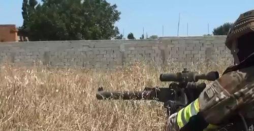 Special operation in the outskirts of Khasavyurt, August 28, 2017. Photo: http://nac.gov.ru