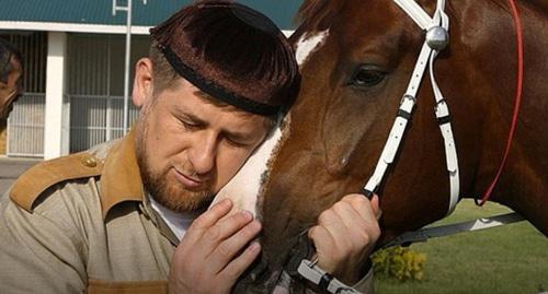 Ramzan Kadyrov. Photo taken from the Chechen leader's Instagram