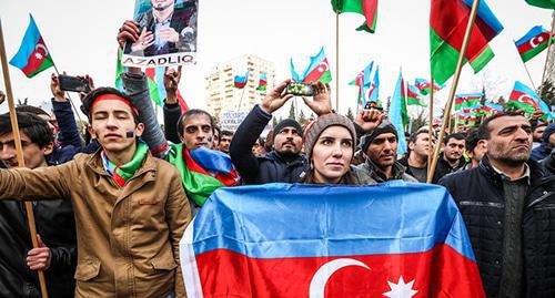 Rally in Baku, March 15, 2017. Photo by Aziz Karimov for the Caucasian Knot. 