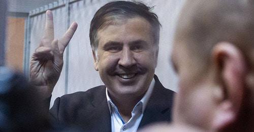 Mikhail Saakashvili. Photo © Sputnik / STRINGER https://sputnik-georgia.ru/world_politics/20171211/238519135/Saakashvili-vyshel-na-svobodu-po-resheniju-suda.html