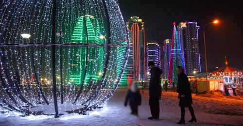 New Year in Grozny. Chechnya. Photo © Musa Sadulaev/ The "Grozny Inform" news agency