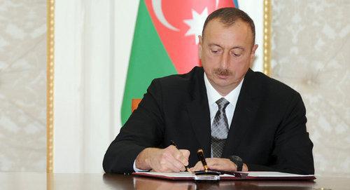 Ilham Aliev. Photo: official website of the President of Azerbaijan