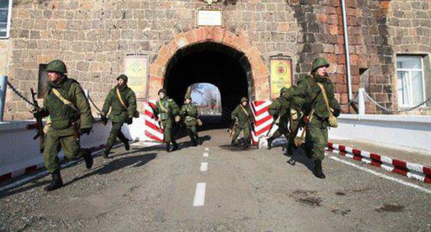 Soldiers of the 102nd Russian military base in Armenia. Photo: press service of the Southern Military District.