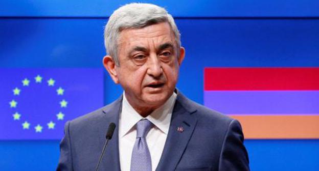 Serzh Sargsyan. Photo: REUTERS/Yves Herman Serzh Sargsyan. Photo: REUTERS/Yves Herman