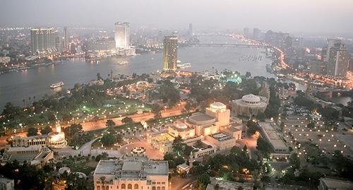 Cairo. View from Cairo TV Tower. Photo: Przemyslaw "Blueshade" Idzkiewicz. https://ru.wikipedia.org/wiki/Каир