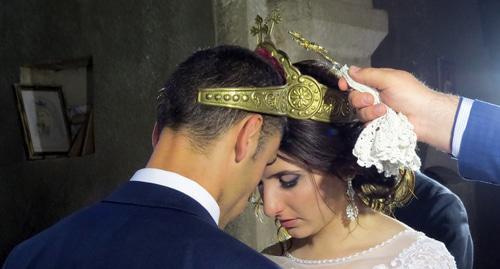 Marriage of Tigran Petrosyan and Lilit Biruzyan. Photo by Alvard Grigoryan for the "Caucasian Knot" Marriage of Tigran Petrosyan and Lilit Biruzyan. Photo by Alvard Grigoryan for the "Caucasian Knot"