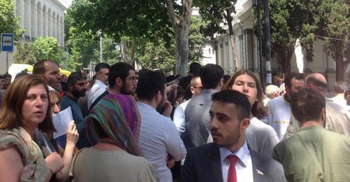 Celebration of the Family Day of Holiness near the Kashveti Church. Photo by Galina Gotua Celebration of the Family Day of Holiness near the Kashveti Church. Photo by Galina Gotua