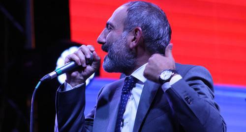 Nikol Pashinyan, May 9, 2018. Photo by Tigran Petrosyan for the Caucasian Knot Nikol Pashinyan, May 9, 2018. Photo by Tigran Petrosyan for the Caucasian Knot