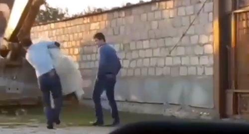 Abduction of a bride in Kabardino-Balkaria. Screenshot from video: https://www.instagram.com/p/BjHHQ0UH2VW/?taken-by=tut_nalchik_