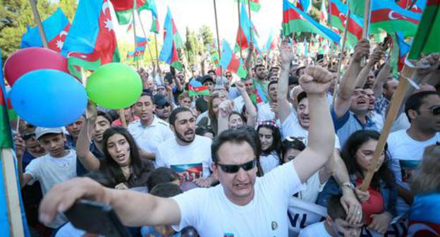 Opposition rally in Baku, May 28, 2018. Photo by Aziz Karimov for the Caucasian Knot Opposition rally in Baku, May 28, 2018. Photo by Aziz Karimov for the Caucasian Knot