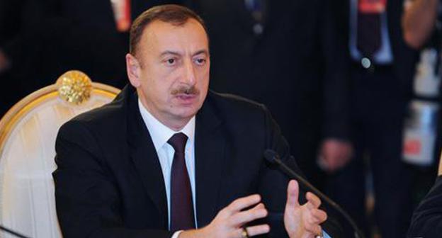 Ilham Aliev. Photo is provided by the press service of Azerbaijani President Ilham Aliev. Photo is provided by the press service of Azerbaijani President