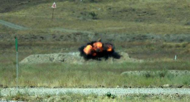 Explosion. Photo: https://mod.gov.az/ru/foto-arhiv-045/?gid=23758 Explosion. Photo: https://mod.gov.az/ru/foto-arhiv-045/?gid=23758