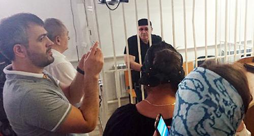 Oyub Titiev, August 27, 2018. Photo: press service of the Human Rights Centre "Memorial" Oyub Titiev, August 27, 2018. Photo: press service of the Human Rights Centre "Memorial"