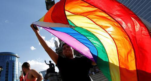 The LGBT community flag. Photo: REUTERS/Henry Romero