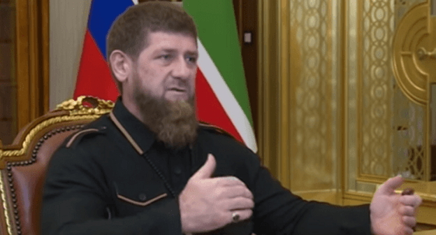 Ramzan Kadyrov talks about "provocateurs" on the Chechen-Ingush border. Screenshot of the video by the "Grozny" TV Channel https://www.youtube.com/watch?v=FAE72FCnegE Ramzan Kadyrov talks about "provocateurs" on the Chechen-Ingush border. Screenshot of the video by the "Grozny" TV Channel https://www.youtube.com/watch?v=FAE72FCnegE