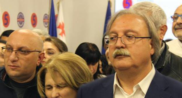 Grigol Vashadze (right). Photo by Inna Kukudzhanova for the Caucasian Knot