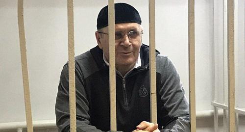 Oyub Titiev in the court room on November 12, 2018. Photo by Patimat Makhmudova for the "Caucasian Knot"