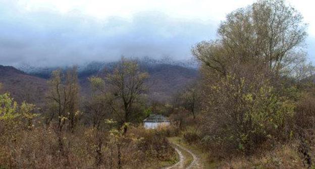 A territory near the village of Dattykh. Photo by Zurab Pliev for the "Caucasian Knot" A territory near the village of Dattykh. Photo by Zurab Pliev for the "Caucasian Knot"