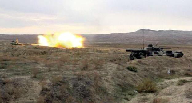 Military drills of theAzerbaijani Army, November 2018. Photo: Ministry of Defence of Azerbaijan. https://mod.gov.az/ru/news/v-ramkah-kshvi-vojska-nahchyvanskogo-garnizona-uspeshno-proveli-etap-s-boevoj-strelboj-video-24912.html Military drills of theAzerbaijani Army, November 2018. Photo: Ministry of Defence of Azerbaijan. https://mod.gov.az/ru/news/v-ramkah-kshvi-vojska-nahchyvanskogo-garnizona-uspeshno-proveli-etap-s-boevoj-strelboj-video-24912.html