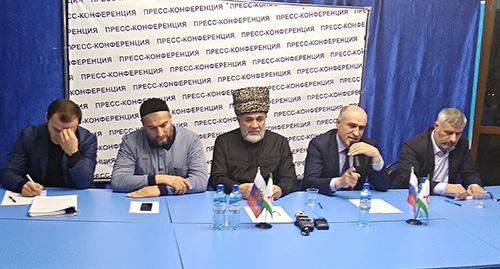 Press conference in Nazran, November 21, 2018. Photo by Umar Yovloi for the Caucasian Knot