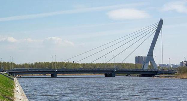 The bridge named after Akhmat Kadyrov. Photo: Birulik https://ru.wikipedia.org The bridge named after Akhmat Kadyrov. Photo: Birulik https://ru.wikipedia.org