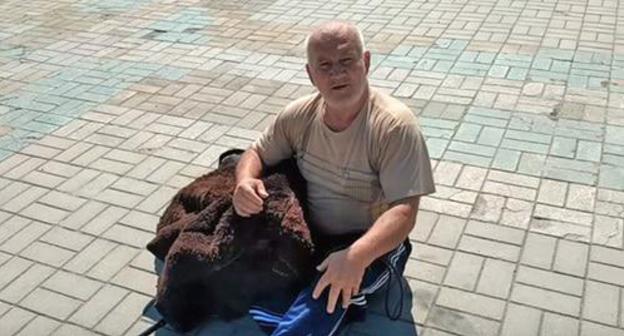 Abidi Ramazanov. Photo: screenshot of the video by the "Caucasian Knot" Abidi Ramazanov. Photo: screenshot of the video by the "Caucasian Knot"