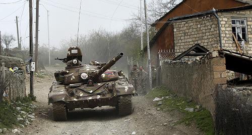 Frontline in Nagorno-Karabakh. Photo: REUTERS/Staff Frontline in Nagorno-Karabakh. Photo: REUTERS/Staff