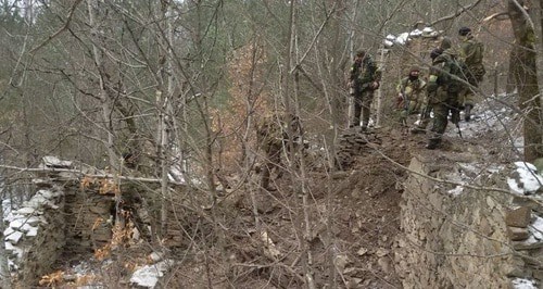 A special operation in the North Caucasus. Photo by the press service of the Russian National Antiterrorist Committee, http://nac.gov.ru/kontrterroristicheskie-operacii/v-dagestane-v-hode-kto-neytralizovan-glavar.html