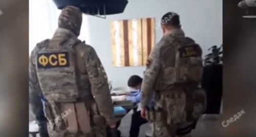 Search at the apartment of Rauf Arashukov. Screenshot from video posted by Russia’s Investigative Committee, http://www.youtube.com/watch?time_continue=4&v=6bTMbsUIC71