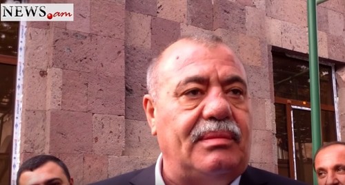 Manvel Grigoryan. Photo: screenshot of the video published on the  NewsamChannel YouTube channel
https://www.youtube.com/watch?time_continue=18&amp;v=ucyZNYCpHUs