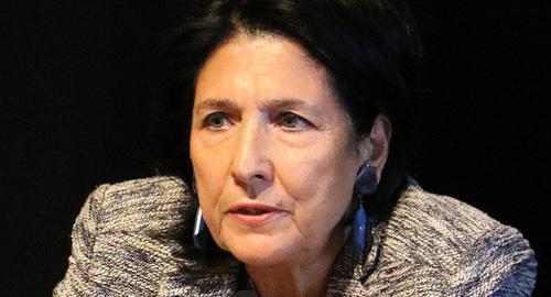 Salome Zurabishvili. Photo: OSCE Parliamentary Assembly https://ru.wikipedia.org/wiki/Зурабишвили,_Саломе#/media/File:Salome_Zurabishvili_in_2018_(cropped).jpg