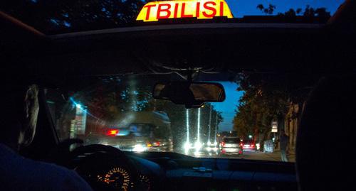 A view of Tbilisi from a taxi. Photo: Nicolai Cosedis Andersen https://www.flickr.com/