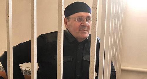 Oyub Titiev in a prison cell. Photo by the "Caucasian Knot" correspondent