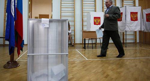 At a polling station. Photo: Vlad Alexandrov, Yuga.ru