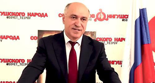 Akmed Pogorov. Screenshot from Akmed Pogorov's video appeal: https://www.youtube.com/watch?v=8LlxhbpvoL4&feature=youtu.be
